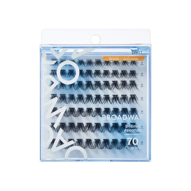 Broadway Wide Volume Lashes – DIY Customizable Extensions (70–140 pcs) – DIY17 - ANNS BEAUTY SUPPLY